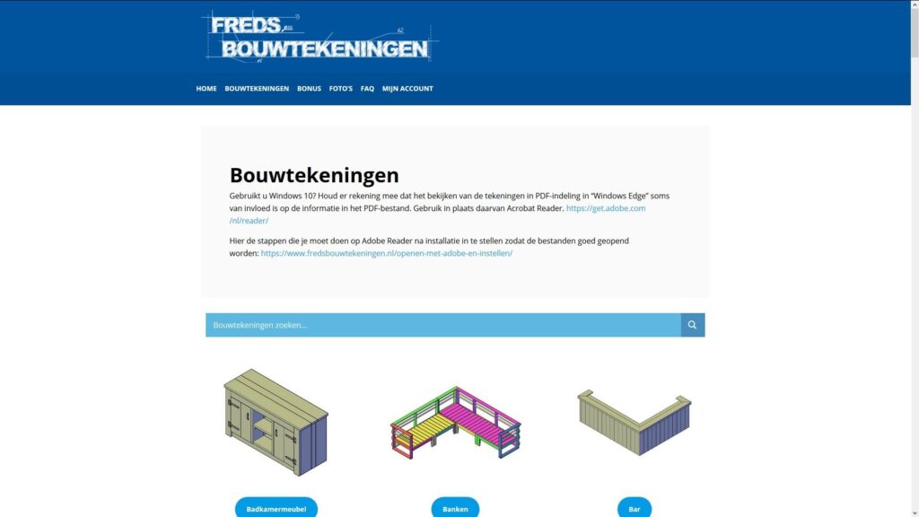 Freds bouwtekeningen Review