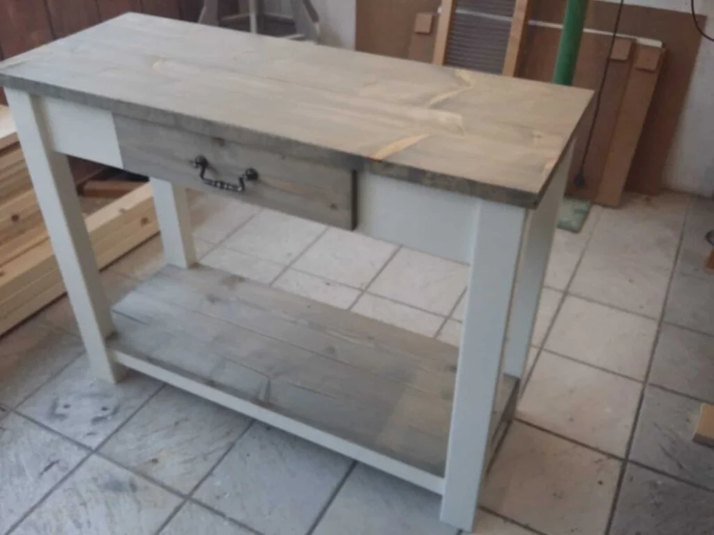 sidetable zelf gemaakt